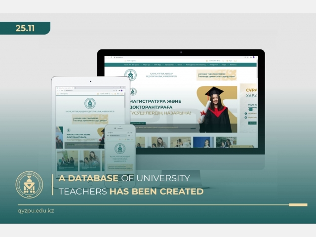 A database of university teachers has been created