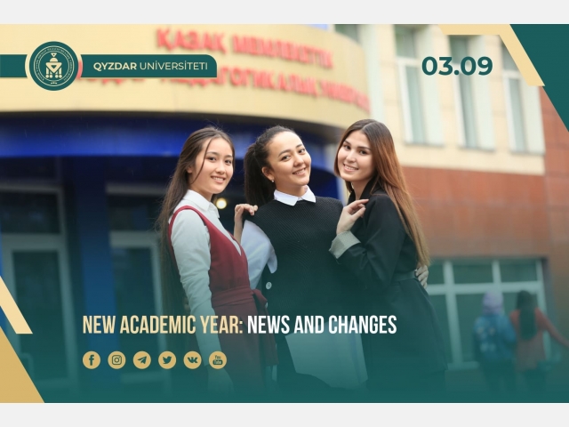 New academic year: news and changes