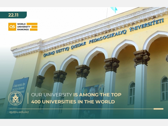 Our University is among the top 400 Universities in the world