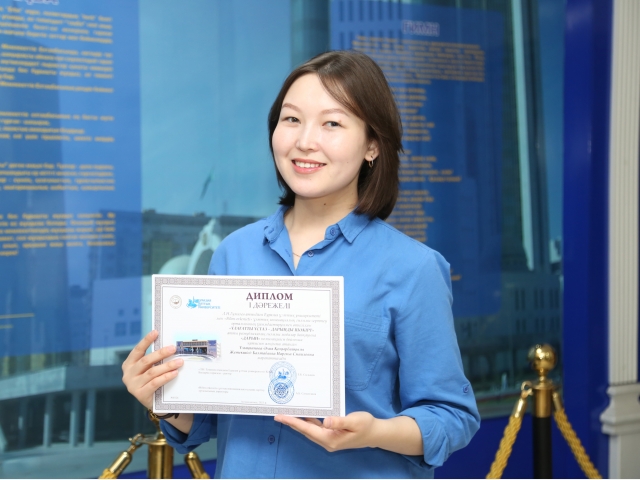 QYZPU student won the first place in the competition of scientific projects among pedagogical universities