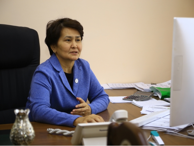 Проректор Еркін Жұманқұлова 4 курс білім алушыларымен кездесті