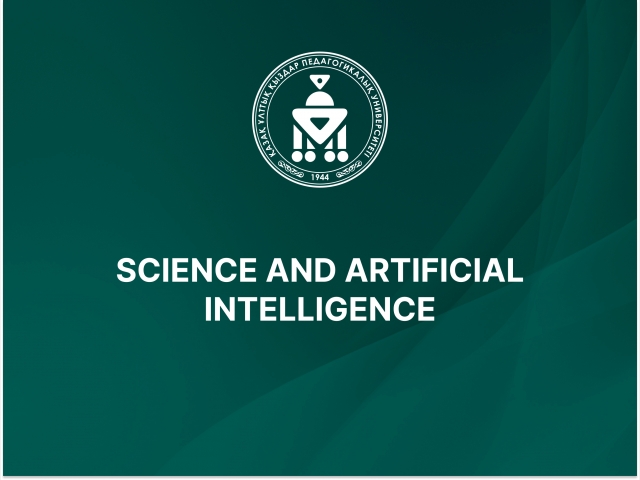 SCIENCE AND ARTIFICIAL INTELLIGENCE