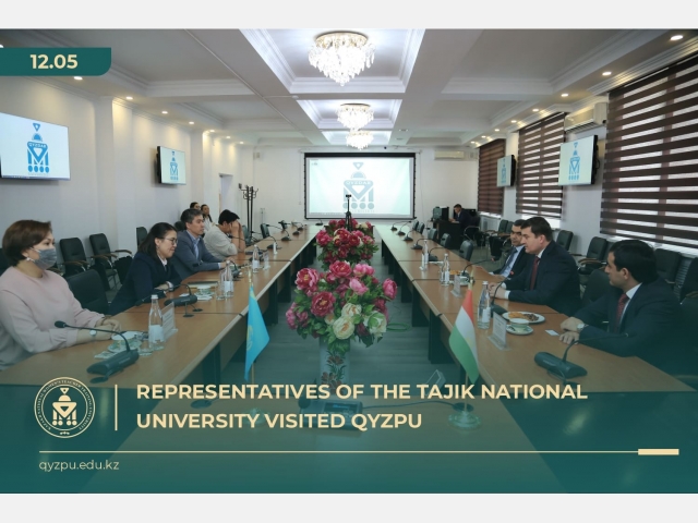 Representatives of the Tajik National University visited QyzPU