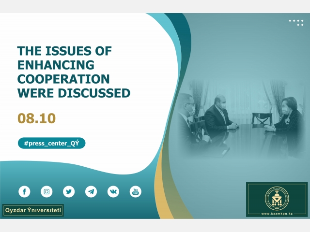 The issues of enhancing cooperation were discussed