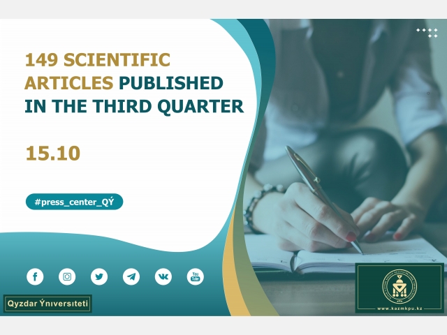 149 scientific articles published in the third quarter