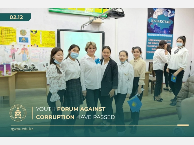 Youth forum against corruption have passed
